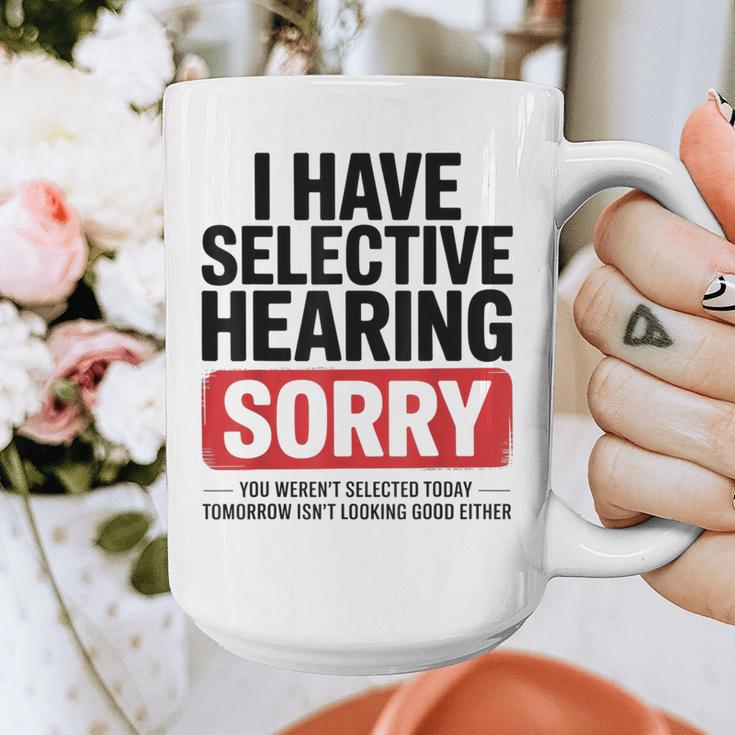 Sarcastic Sayings Introvert I Have Selective Hearing Graphic Print Coffee Mug Sarcastic Sayings Introvert I Have Selective Hearing Graphic Print Coffee Mug