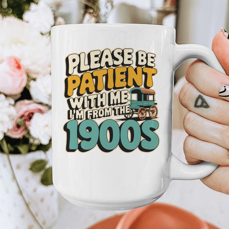 Saying Please Be Patient With Me I'm From The 1900s Premium Tri-Blend Graphic Print Coffee Mug