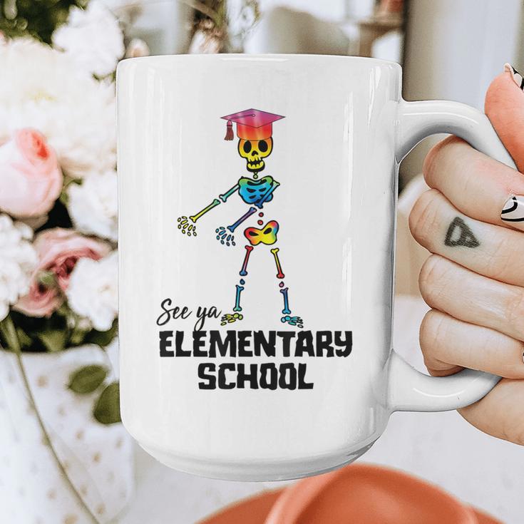 See Ya Elementary School Shirt Tie Dye Graduation Tee Graphic Print Coffee Mug