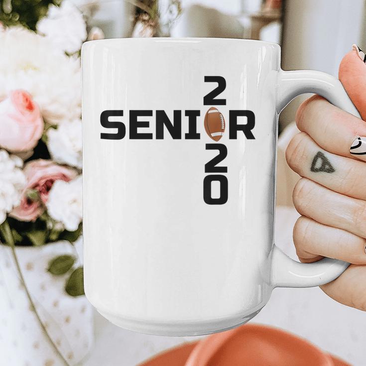 Senior 2020 Football Graduation Shirt Graphic Print Coffee Mug