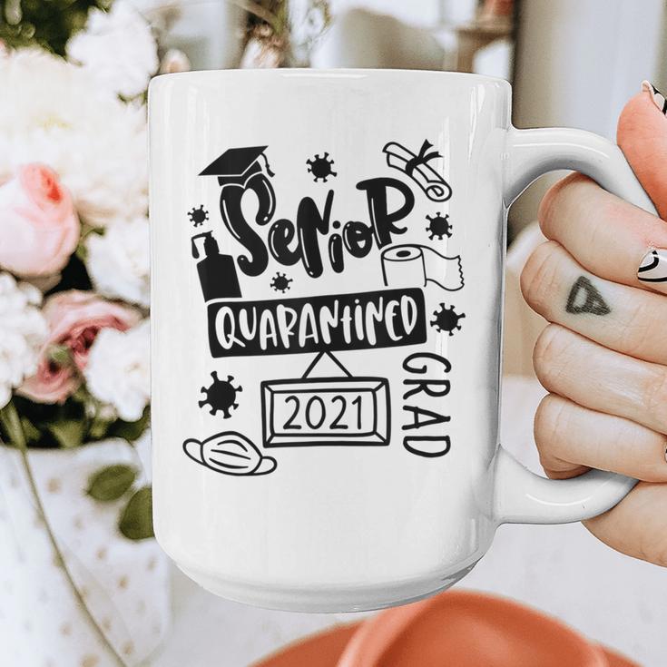 Senior 2021 Graduate 12th Grade Quarantine Senior Graduation Graphic Print Coffee Mug
