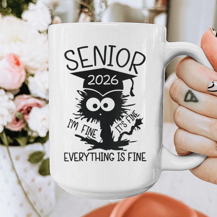 Senior 2026 High School College Graduation Year Class Of 26 Graphic Print Coffee Mug