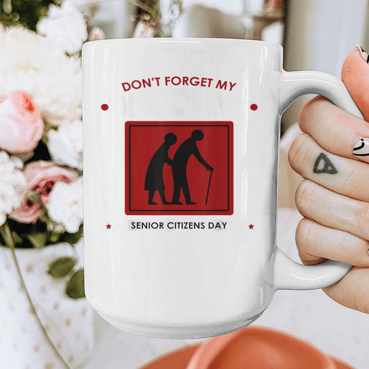 SENIOR CITIZENS DAY Don't Forget My DISCOUNT Graduation Day Graphic Print Coffee Mug