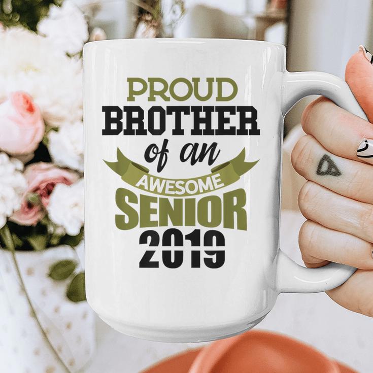 Senior Class Of 2019 Tshirt Graduation Awesome Brother Graphic Print Coffee Mug