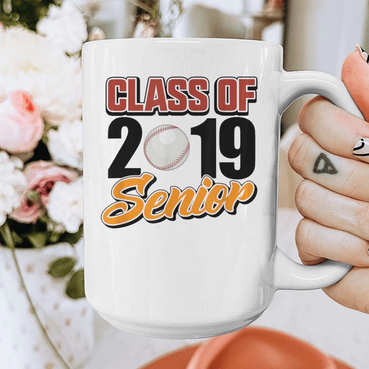 Senior Class Of 2019 Tshirt Graduation School Baseball Graphic Print Coffee Mug