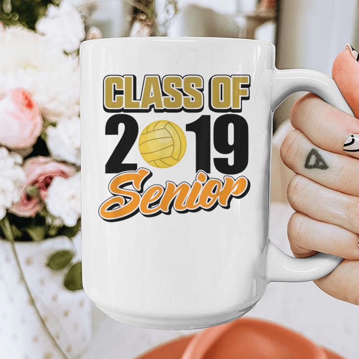 Senior Class Of 2019 Tshirt Graduation School Volleyball Graphic Print Coffee Mug