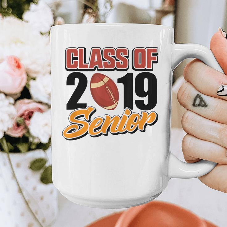 Senior Class Of 2019 Tshirt Graduation Students Football Graphic Print Coffee Mug