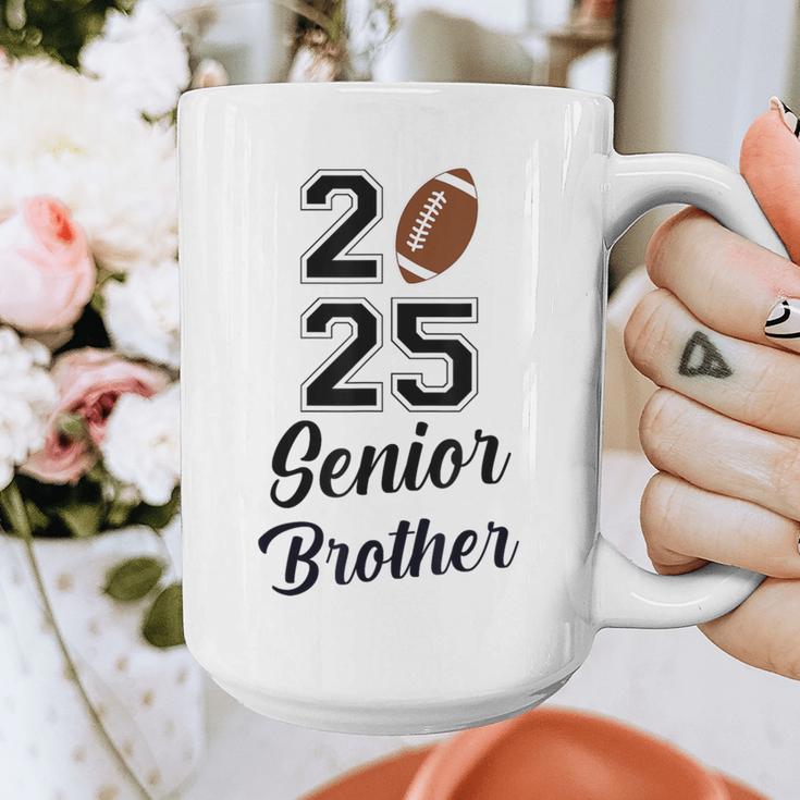 Senior Football Brother Class Of 2025 Graduation Graduate Graphic Print Coffee Mug
