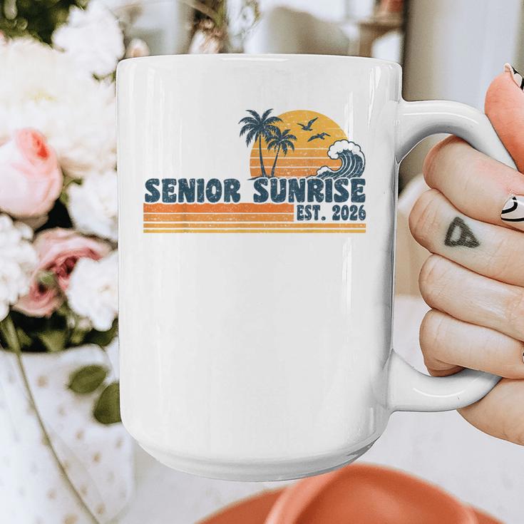 Senior Sunrise 2026 Graduation Cool Retro High School Graphic Print Coffee Mug