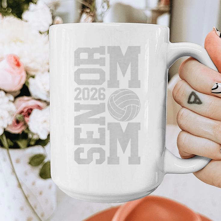 Senior Volleyball Mom 2026 Class Graduation Volleyball Premium Tri-Blend Graphic Print Coffee Mug