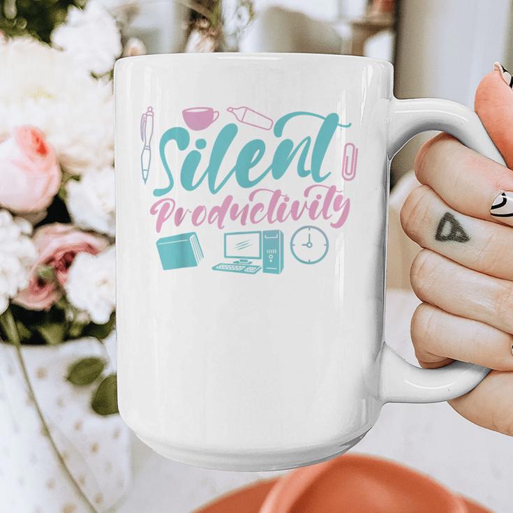 Silent Productivity Introvert Office Staff Secretary Admin Graphic Print Coffee Mug Silent Productivity Introvert Office Staff Secretary Admin Graphic Print Coffee Mug
