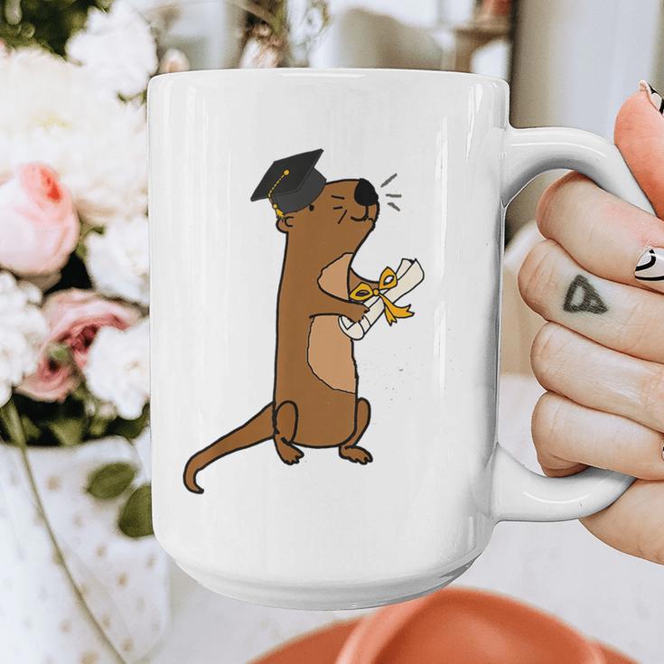 SmileteesGrad Cute Sea Otter Graduation T-Shirt Graphic Print Coffee Mug