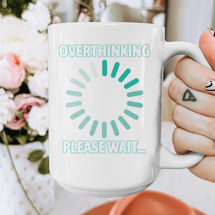 Social Introvert's Overthinking Please Wait Awkward Humor Graphic Print Coffee Mug Social Introvert's Overthinking Please Wait Awkward Humor Graphic Print Coffee Mug
