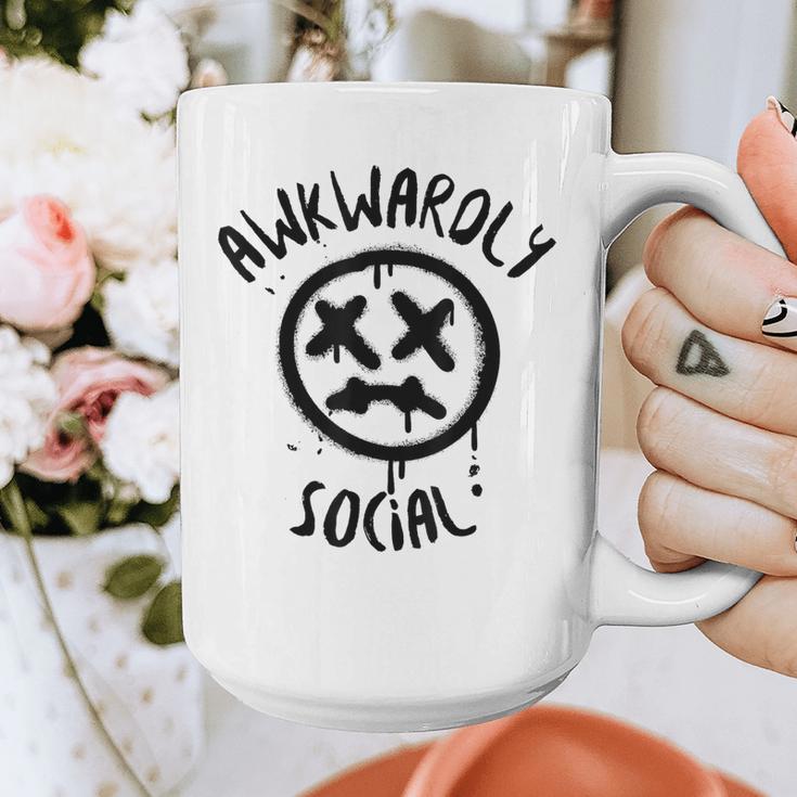 Socially Awkward Introvert Social Anxious Awkwardly Social Graphic Print Coffee Mug Socially Awkward Introvert Social Anxious Awkwardly Social Graphic Print Coffee Mug