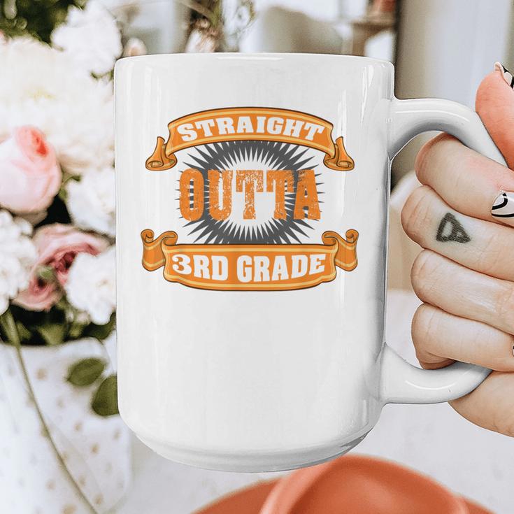Straight Outta 3rd GradeShirt Third Graduation Boys Girls Graphic Print Coffee Mug