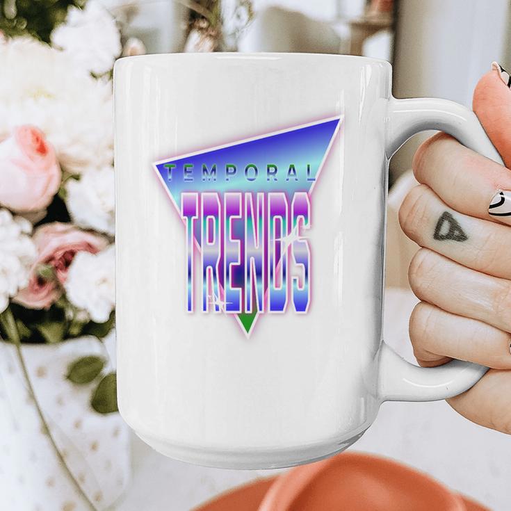 Temporal Trends Vaporwave Style Retro Nostalgia Look Premium Tri-Blend Graphic Print Coffee Mug