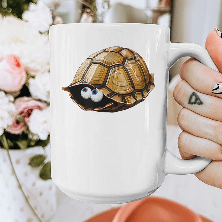 Timid Turtle Cute Introvert Misanthropic Antisocial Graphic Print Coffee Mug