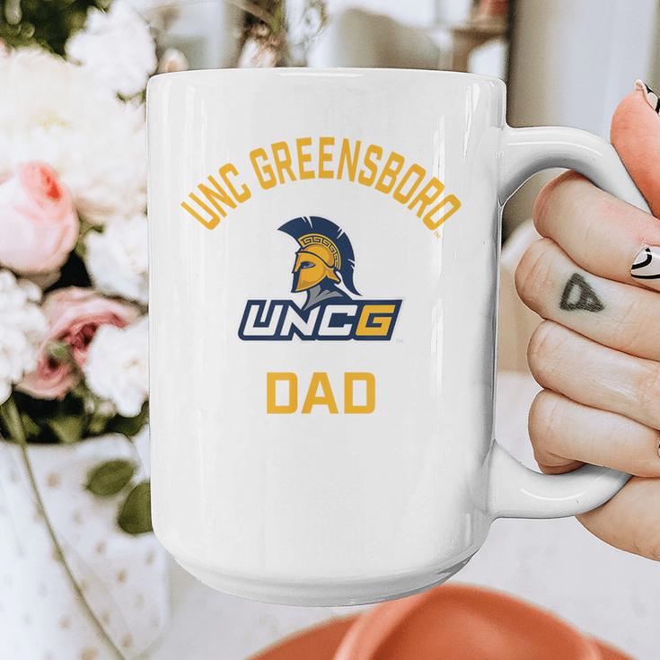 UNC Greensboro UNCG Spartans Arched Dad Graphic Print Coffee Mug