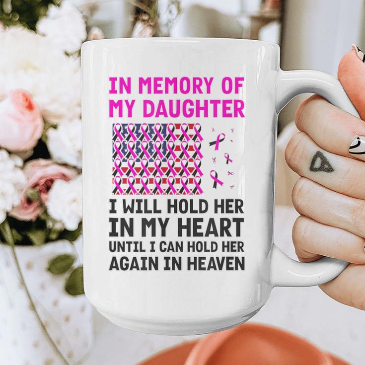 USA Flag With Pink And Black Ribbon In Memory Of My Daughter For Women Men Graphic Print Coffee Mug USA Flag With Pink And Black Ribbon In Memory Of My Daughter For Women Men Graphic Print Coffee Mug