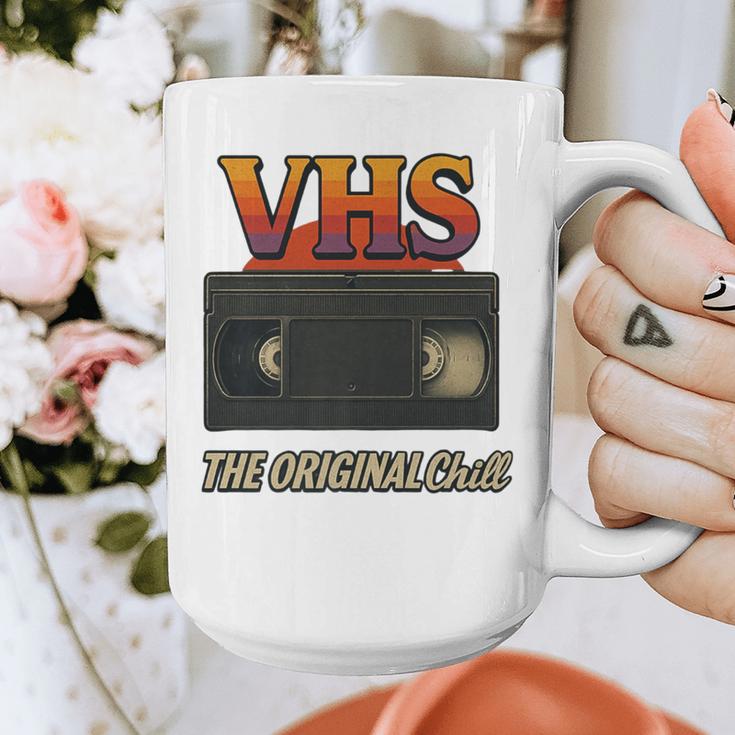 VHS Tape Nostalgia Old School Technology Humor Premium Graphic Print Coffee Mug
