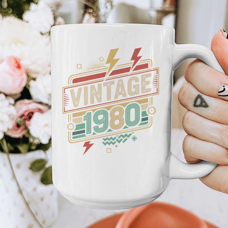 Vintage 1980 Retro Badge Decade Nostalgia Graphic Emblem Premium Tri-Blend Graphic Print Coffee Mug Vintage 1980 Retro Badge Decade Nostalgia Graphic Emblem Premium Tri-Blend Graphic Print Coffee Mug