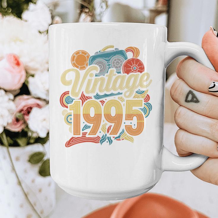 Vintage 1995 Retro Classic 90s Nostalgia Throwback Vibe Premium Tri-Blend Graphic Print Coffee Mug