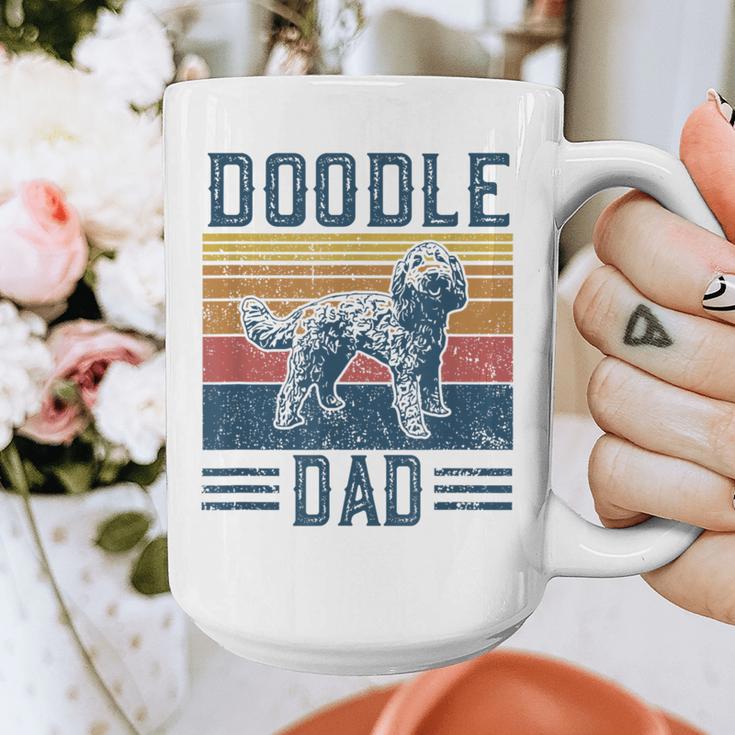 Vintage Doodle Dad Aussie Doodle & Goldendoodle Graphic Print Coffee Mug