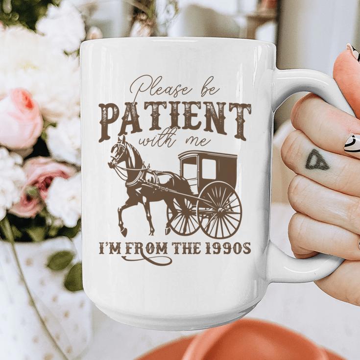 Vintage Please Be Patient With Me I'm From The 1900s On Back Graphic Print Coffee Mug Vintage Please Be Patient With Me I'm From The 1900s On Back Graphic Print Coffee Mug