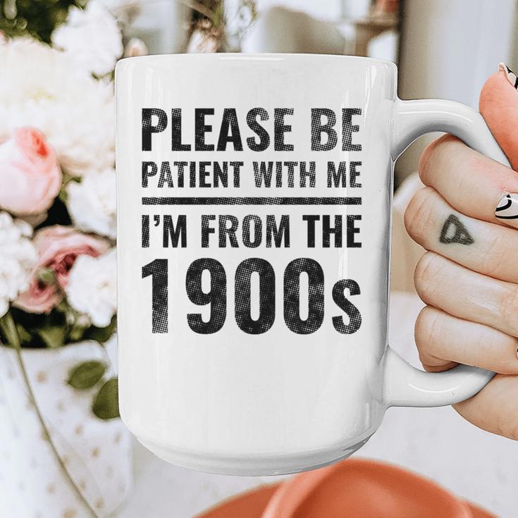 Vintage Please Be Patient With Me I'm From The 1900s Humor Graphic Print Coffee Mug