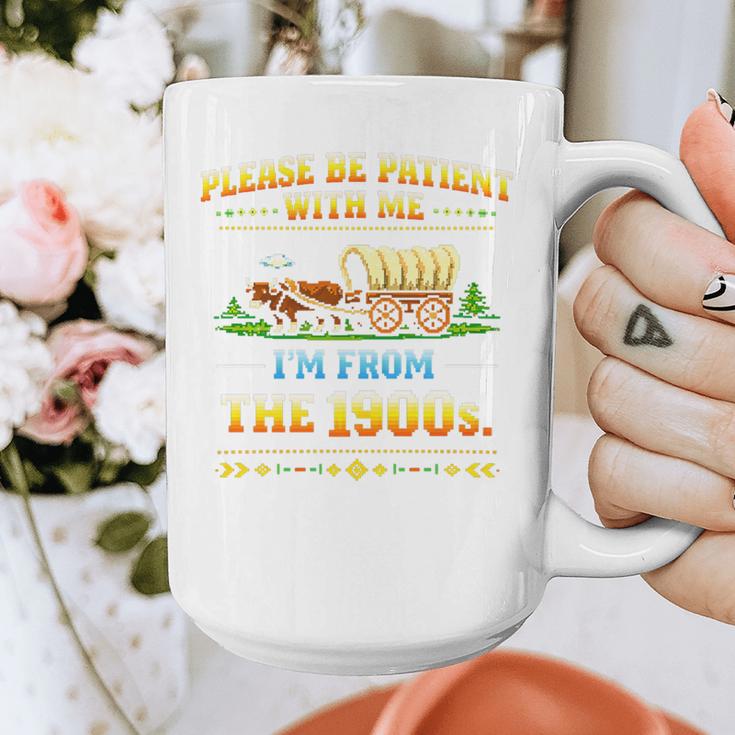 Vintage Please Be Patient With Me I'm From The 1900s Premium Tri-Blend Graphic Print Coffee Mug