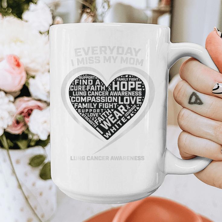 Wear In Memory Of I Miss My Mom Lung Cancer Awareness Premium Graphic Print Coffee Mug Wear In Memory Of I Miss My Mom Lung Cancer Awareness Premium Graphic Print Coffee Mug