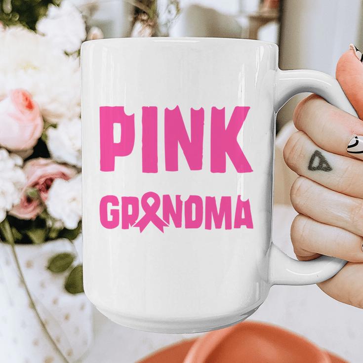 I Wear Pink In Memory Of My Grandma Breast Cancer Awareness Graphic Print Coffee Mug I Wear Pink In Memory Of My Grandma Breast Cancer Awareness Graphic Print Coffee Mug
