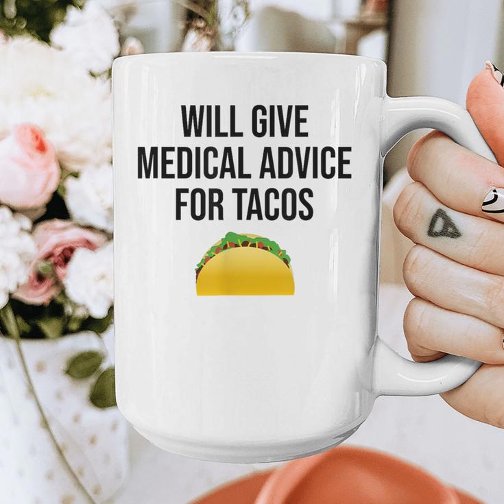 Will Give Medical Advice For Tacos Shirt Graduation MD Graphic Print Coffee Mug