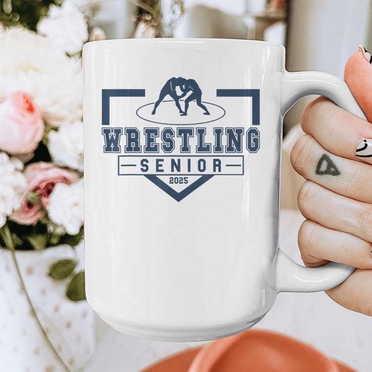 Wrestling Senior Night Wrestling Senior 2025 Graduation 66 Graphic Print Coffee Mug