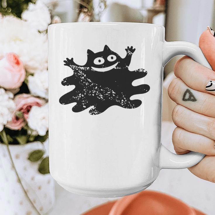 Yk2 Grunge Scary Cat With Tail Tomboy 90s Nostalgia Indie Graphic Print Coffee Mug