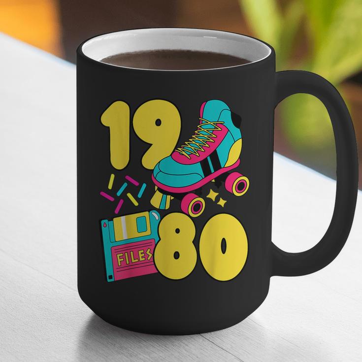 1980 Retro Raised In The 80s Old School Nostalgia Vibes Graphic Print Coffee Mug