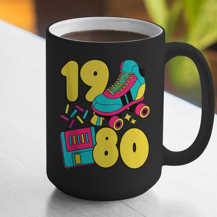1980 Retro Raised In The 80s Old School Nostalgia Vibes Graphic Print Coffee Mug