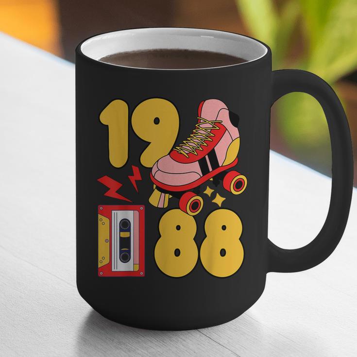 1988 Retro Raised On 80s Music Old School Nostalgia Punk Graphic Print Coffee Mug 1988 Retro Raised On 80s Music Old School Nostalgia Punk Graphic Print Coffee Mug