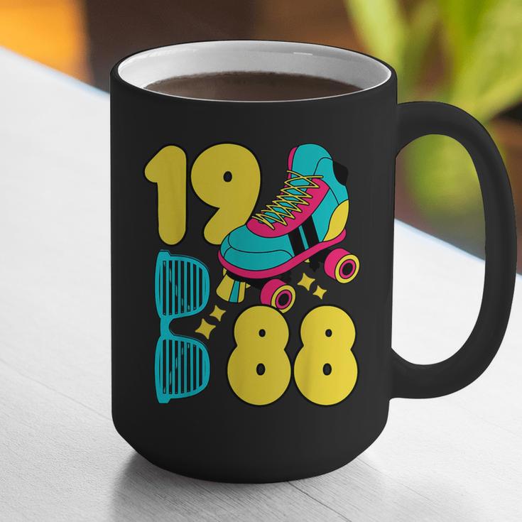 1988 Retro Raised In The 80s Old School Nostalgia Vibes Graphic Print Coffee Mug