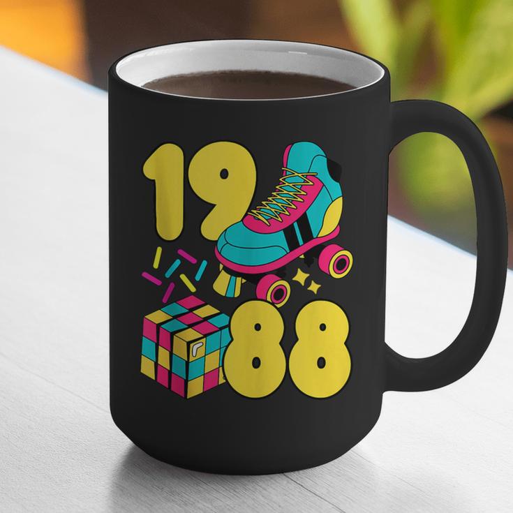 1988 Retro Raised In The 80s Old School Nostalgia Vibes Graphic Print Coffee Mug