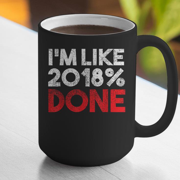 2018 Percent Done Senior Graduation Shirt Graphic Print Coffee Mug