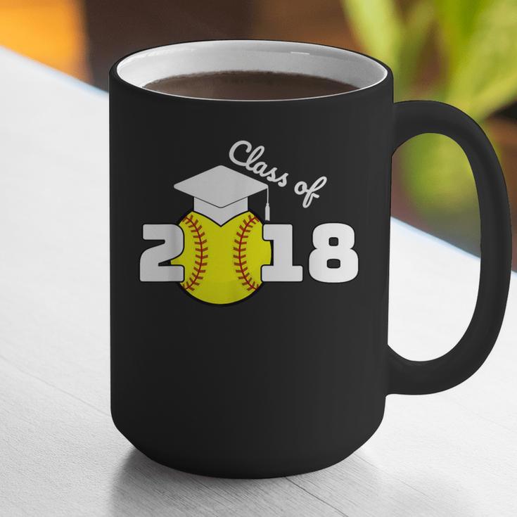 2018 Softball Senior Graduation Shirt For Girls Grad Graphic Print Coffee Mug