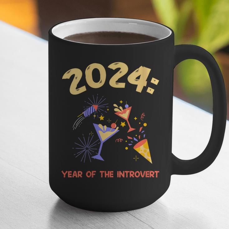 2024 Year Of The Introvert New Year Adventures Graphic Print Coffee Mug 2024 Year Of The Introvert New Year Adventures Graphic Print Coffee Mug