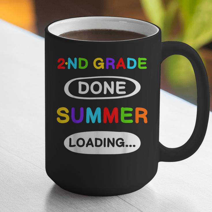 2nd Grade Graduation Shirt 2nd Grade Done Summer Loading Graphic Print Coffee Mug