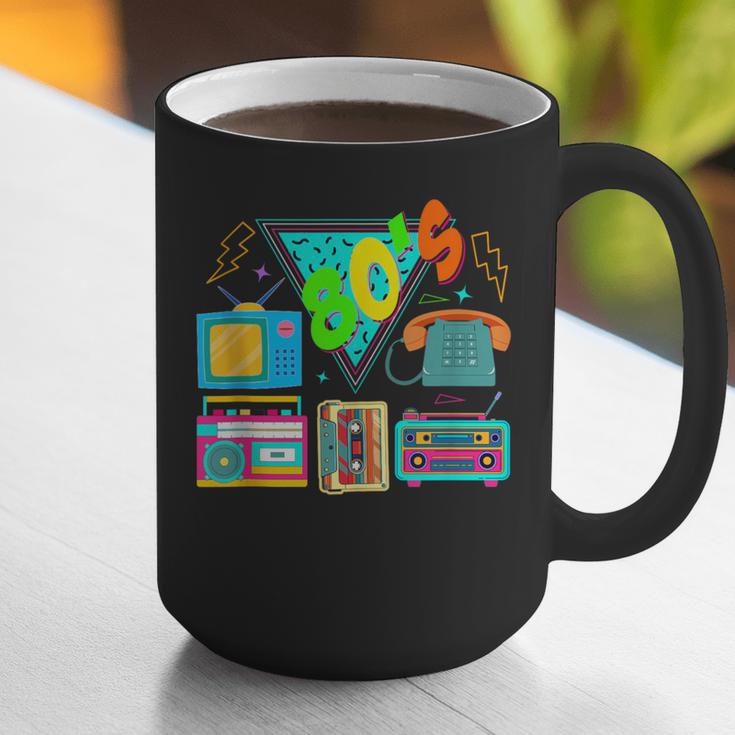 80's Vintage Cassette Tape Nostalgia Mixtape Era 1980s Retro Graphic Print Coffee Mug