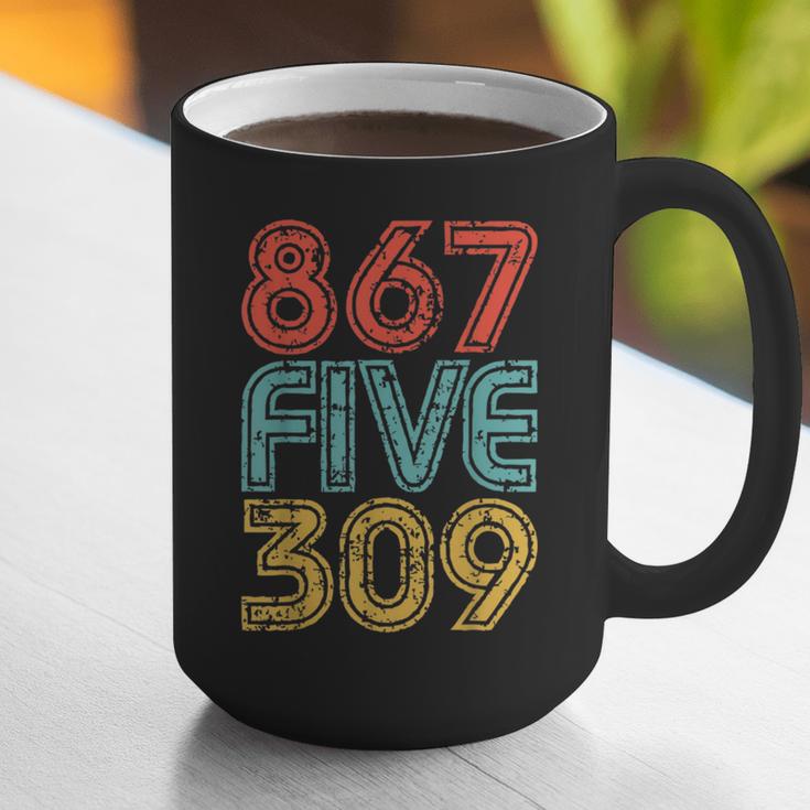 8675309 Retro Vintage 80's 90's Music Nostalgia Graphic Print Coffee Mug
