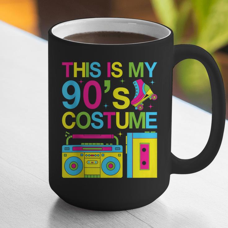 This Is My 90's Costume Retro 1990s Style Cassette Nostalgia Graphic Print Coffee Mug