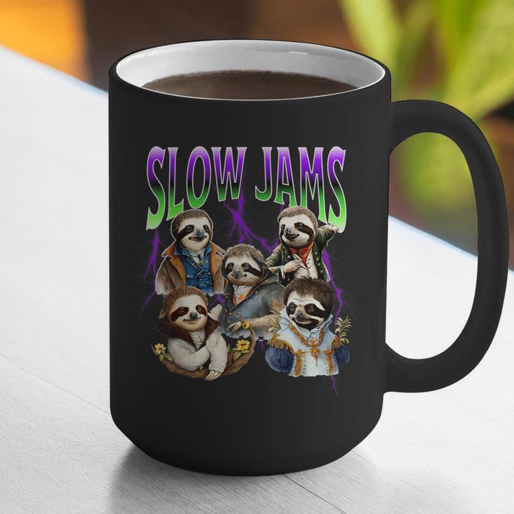 90s Style Bootleg Trendy Sloth Design For Introverts Graphic Print Coffee Mug