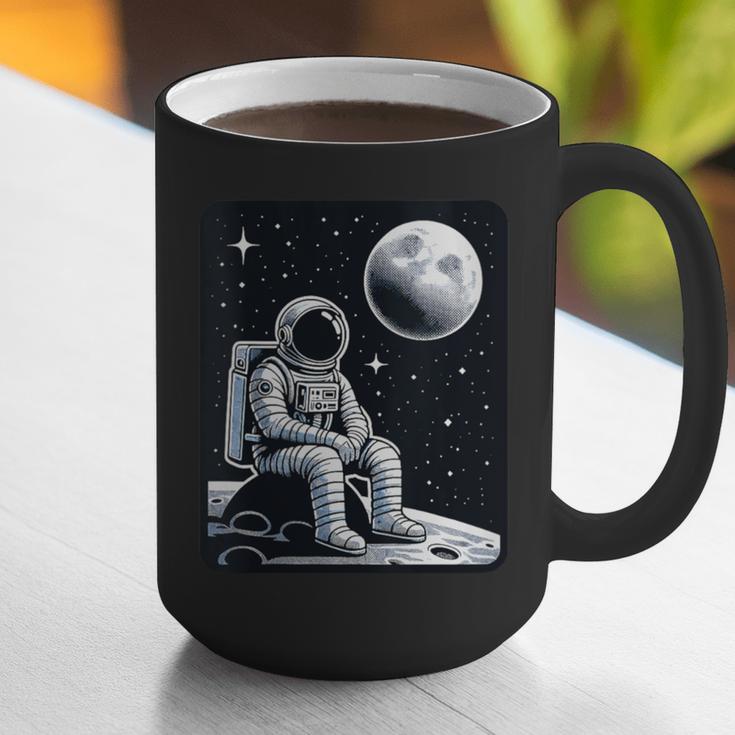 Aesthetic Spaceman Astronaut On The Moon Space Introvert Graphic Print Coffee Mug Aesthetic Spaceman Astronaut On The Moon Space Introvert Graphic Print Coffee Mug