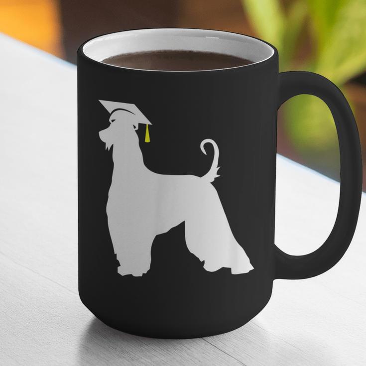 Afghan Hound Graduation Dog Graduate Men Women Kids Graphic Print Coffee Mug